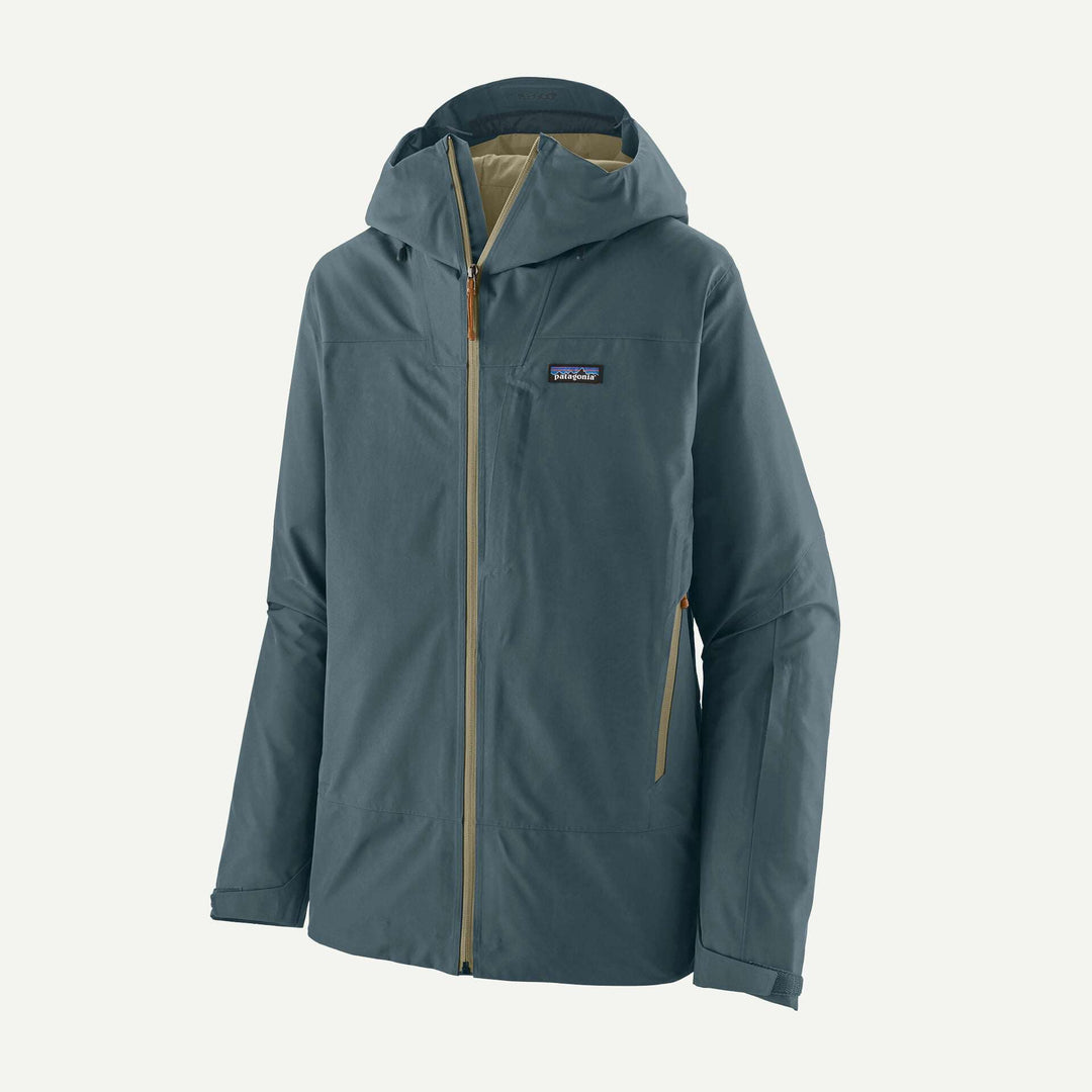 Patagonia Storm Shift Jacket Summit Blue: vista frontale di tre quarti