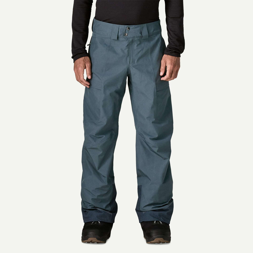 Patagonia Storm Shift Pants Summit Blue: indossati, vista frontale