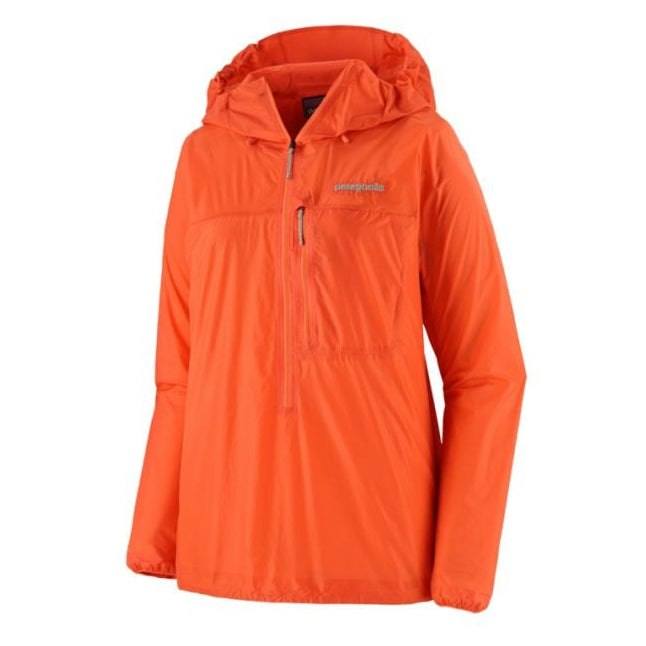 Giacca da arrampicata W's Houdini Rock Jkt in nylon ripstop riciclato, leggera e idrorepellente con cappuccio regolabile e tasca con zip.