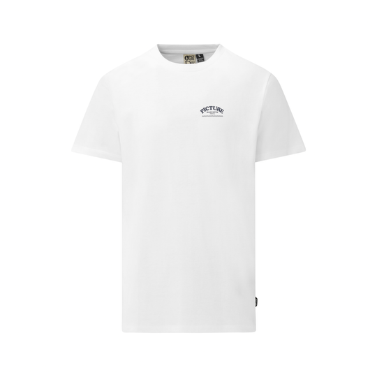 Picture Baguette Club Tee White – fronte su fondo neutro