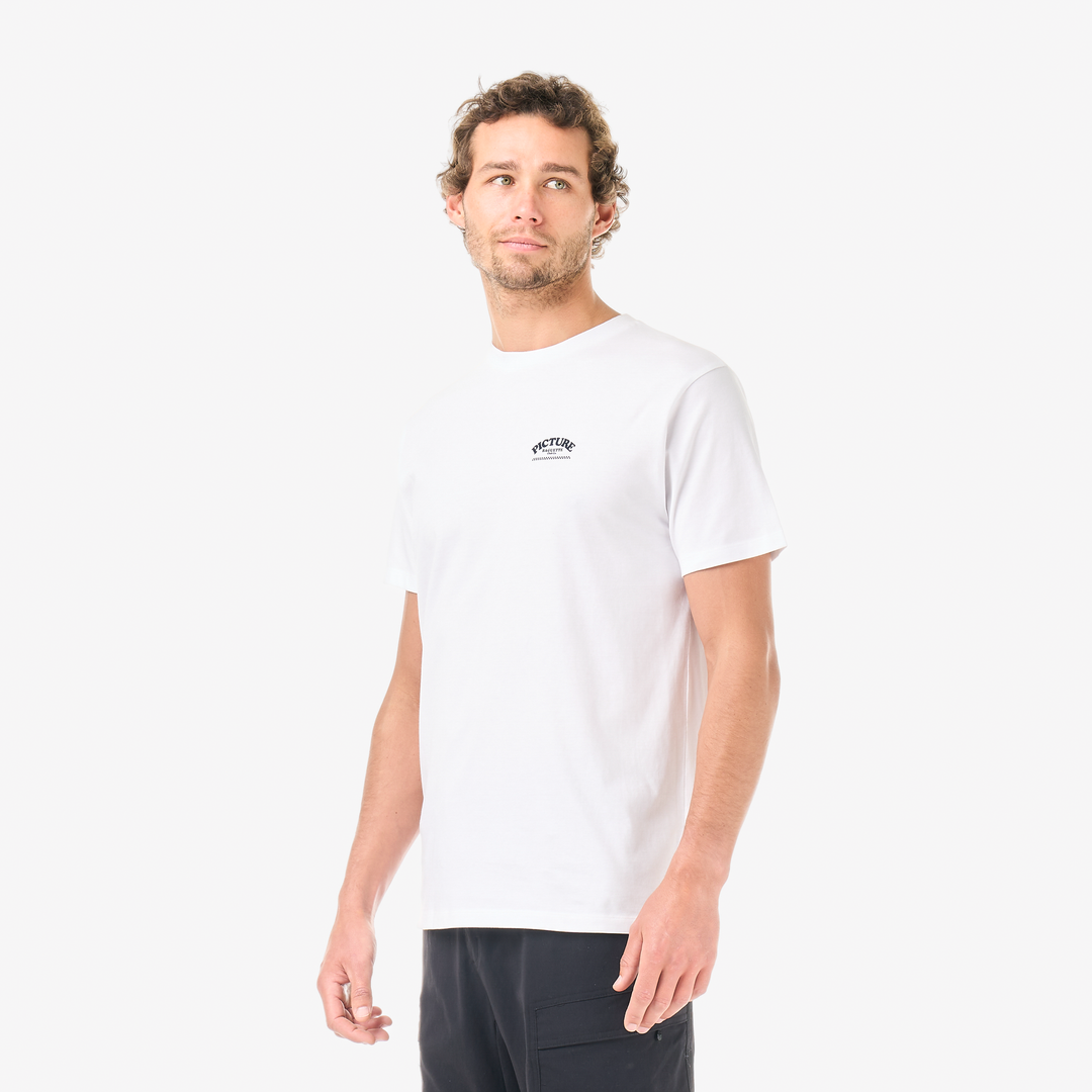 Picture Baguette Club Tee White – fronte indossato