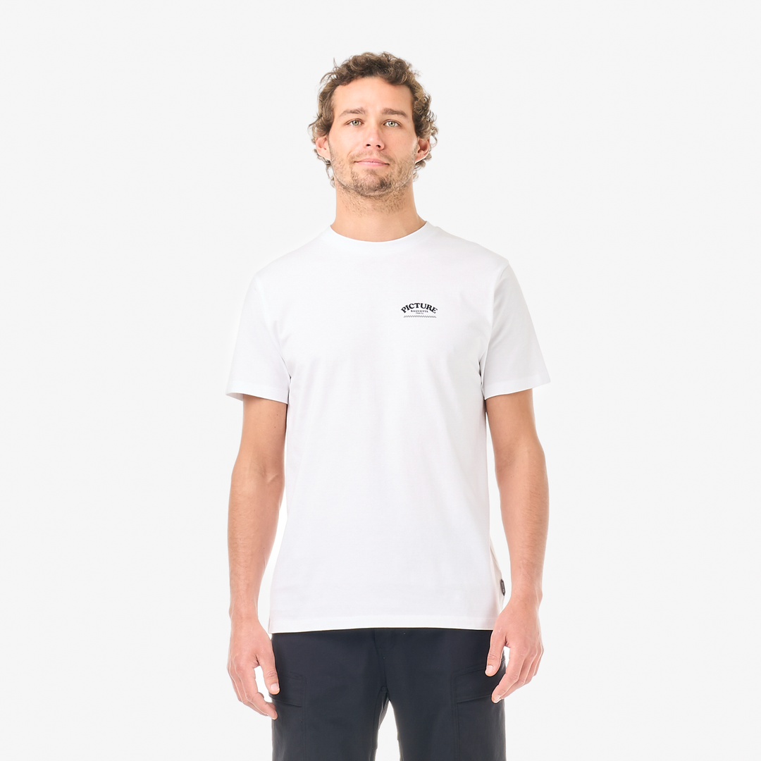 Picture Baguette Club Tee White – fronte indossato