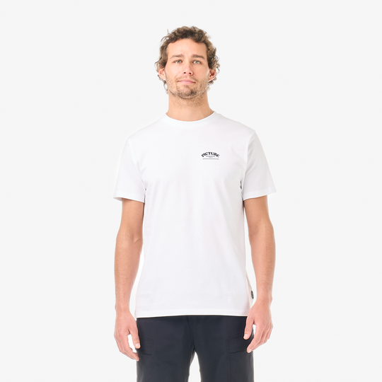 Picture Baguette Club Tee White – fronte indossato