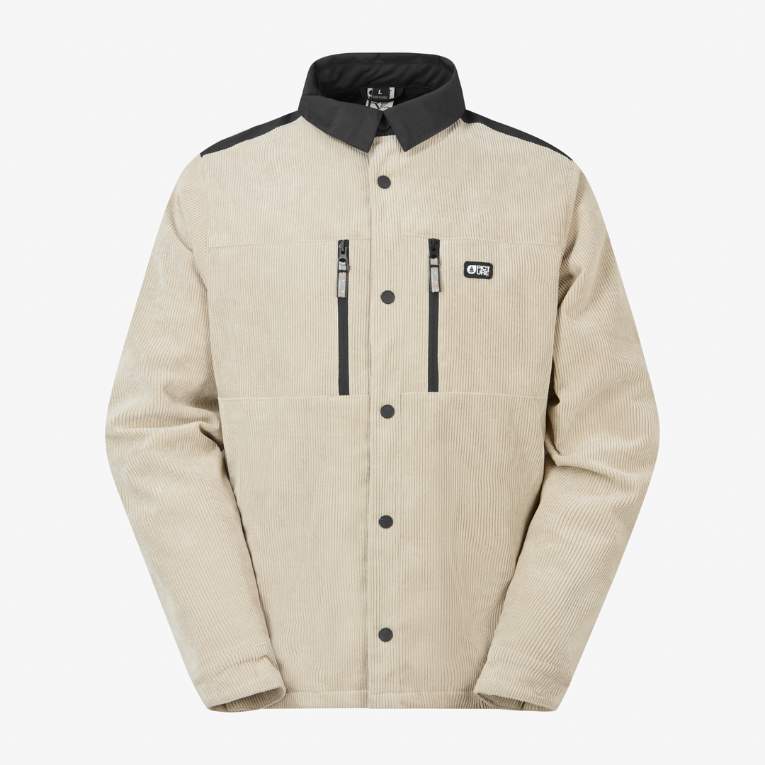 Picture Bmdji Cord Tech Jkt Pure Cashmere – fronte su fondo neutro