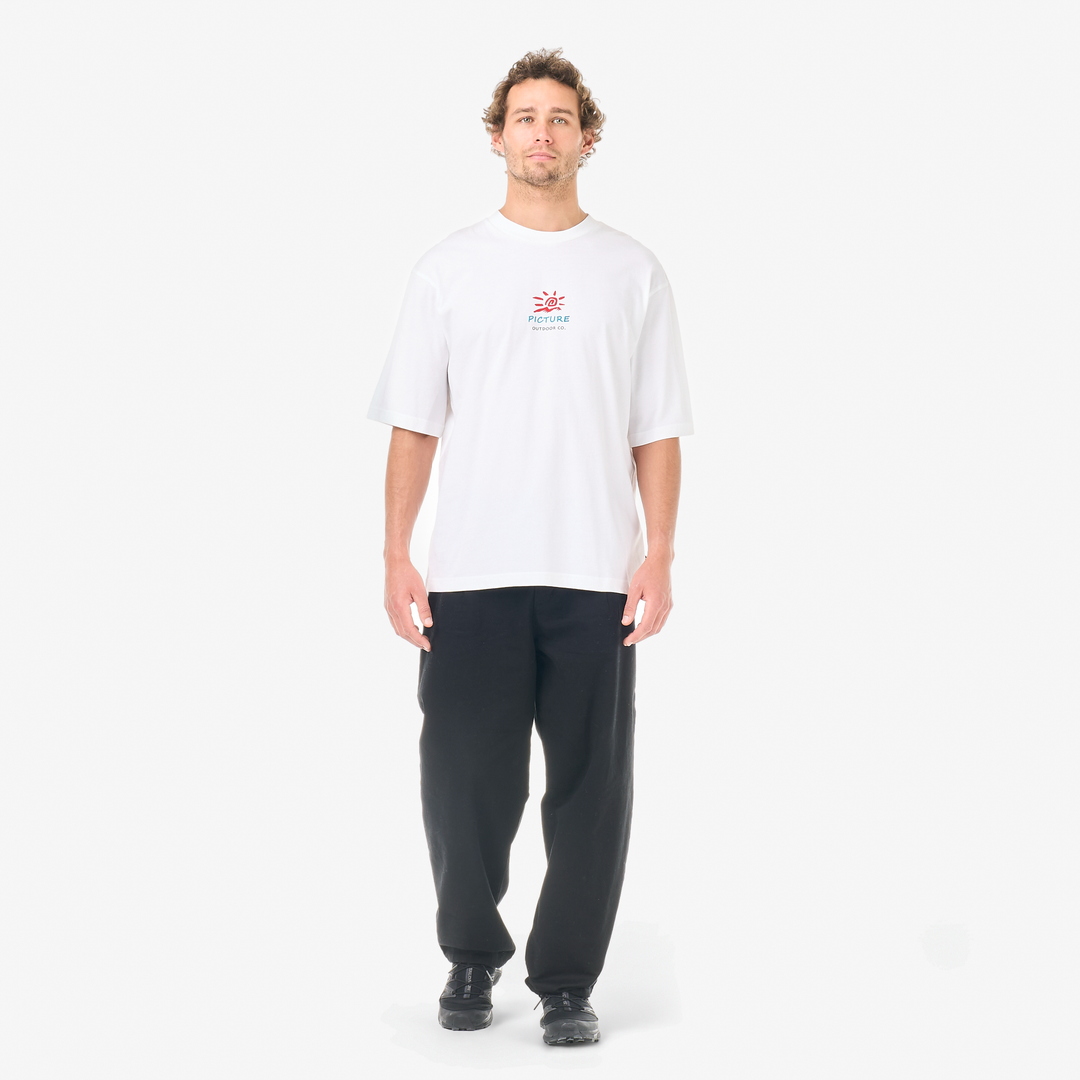 Picture Cabincrew Tee White – fronte indossato