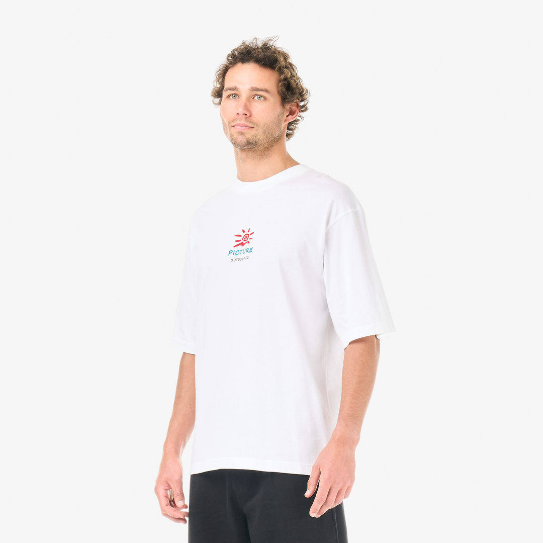 Picture Cabincrew Tee White – fronte indossato