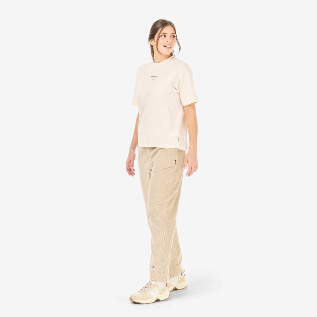 Picture D&amp;S Peaktee W Natural White – fronte indossato