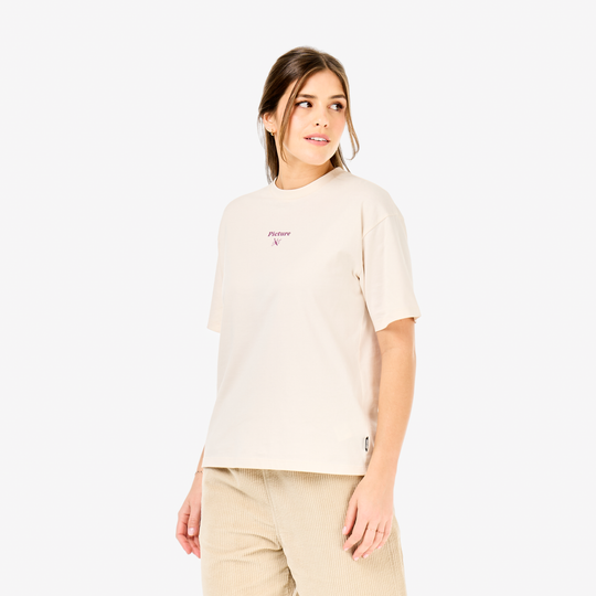 Picture D&amp;S Peaktee W Natural White – fronte indossato