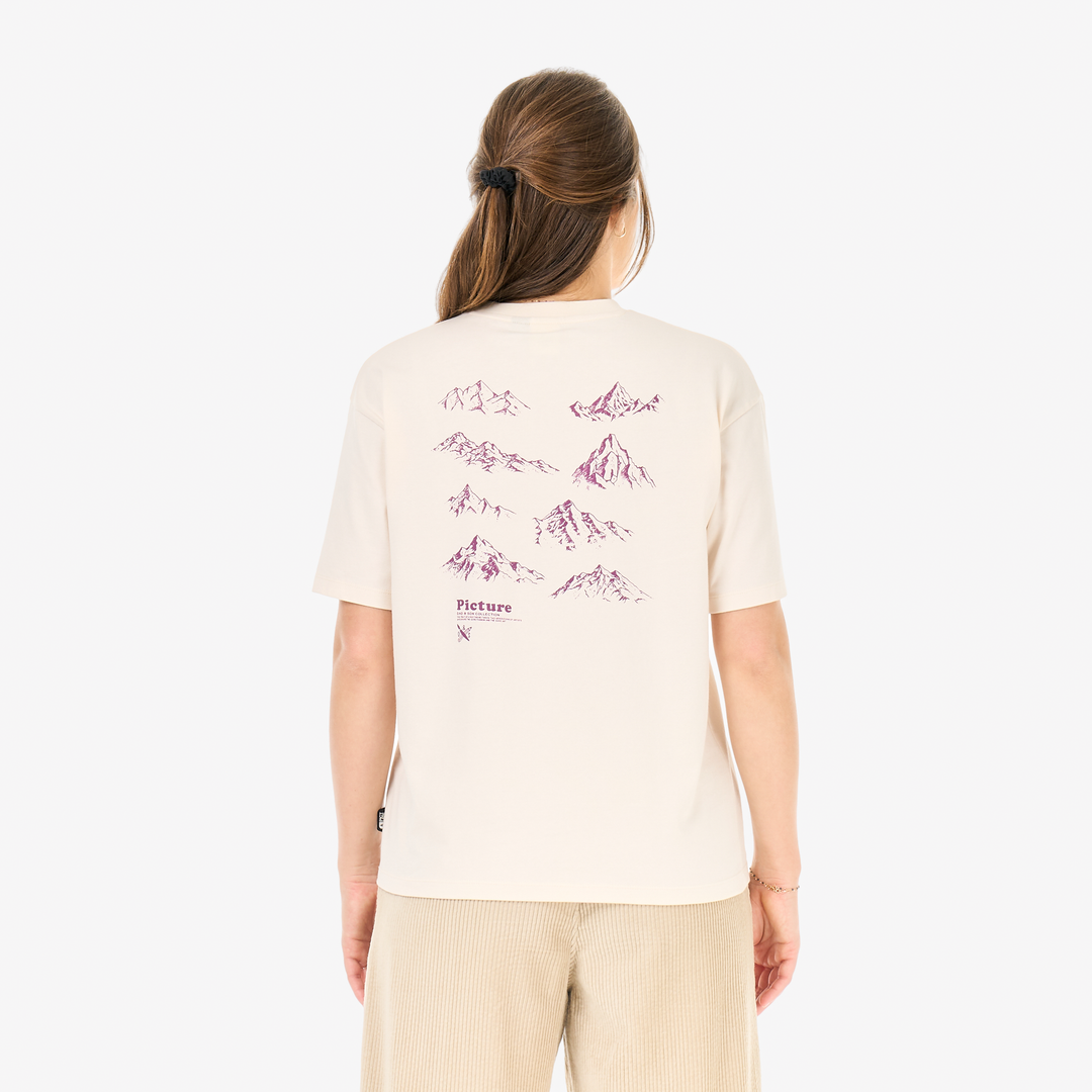 Picture D&amp;S Peaktee W Natural White – retro indossato
