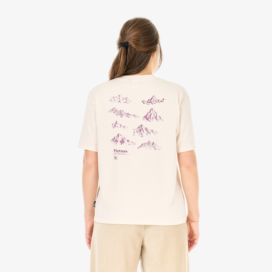 Picture D&amp;S Peaktee W Natural White – retro indossato