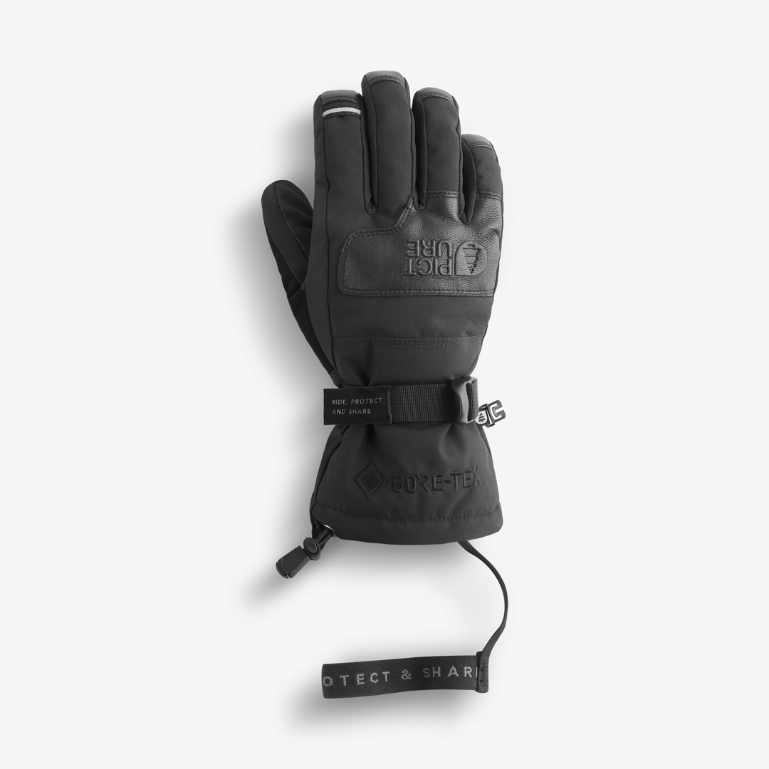 Picture Grabey GTX W Gloves Black – vista dorso