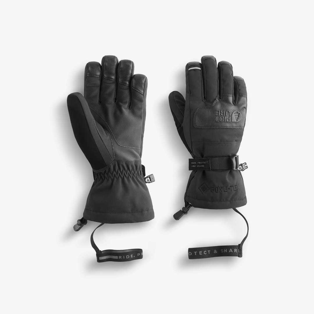 Picture Grabey GTX W Gloves Black – coppia, dorso e palmo