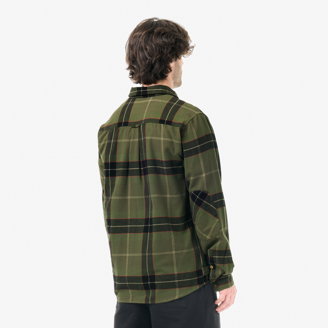 Picture Hillsboro Shirt Olivine – indossato, retro