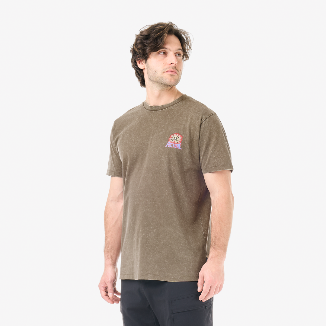 Picture Karo Tee Shitake Washed – indossato, vista frontale