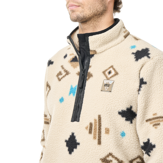 Picture Kimag Printed 1/4 Fleece Emeral Print – dettaglio