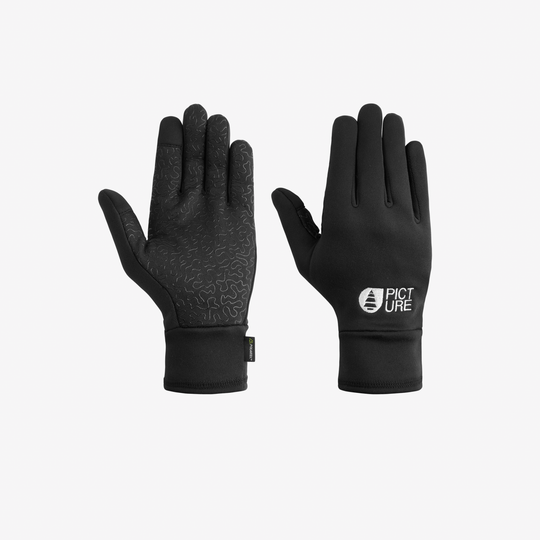 Picture Lorado Gloves Black – coppia, dorso e palmo