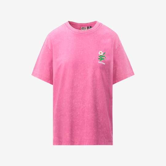 Picture Lyra Tee Beetroot Powder Washed, frontale