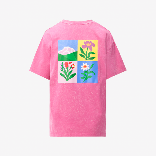 Picture Lyra Tee Beetroot Powder Washed, retro
