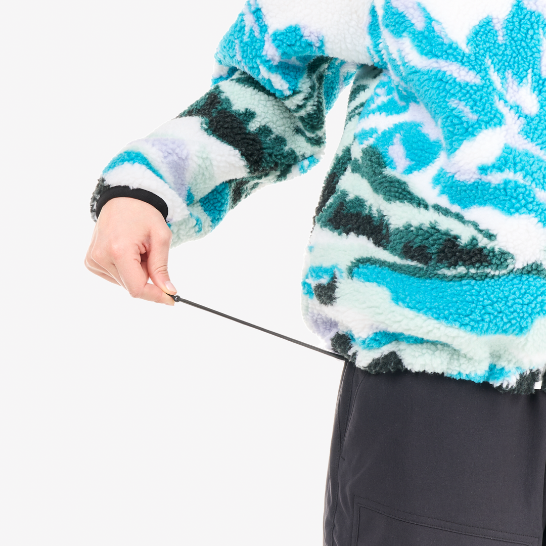 Picture Nyss Zip Fleece Landscape Pure, dettaglio regolazione fondo