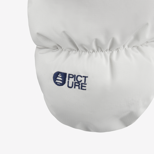 Picture Puffy Mitts Vapor Grey, dettaglio logo