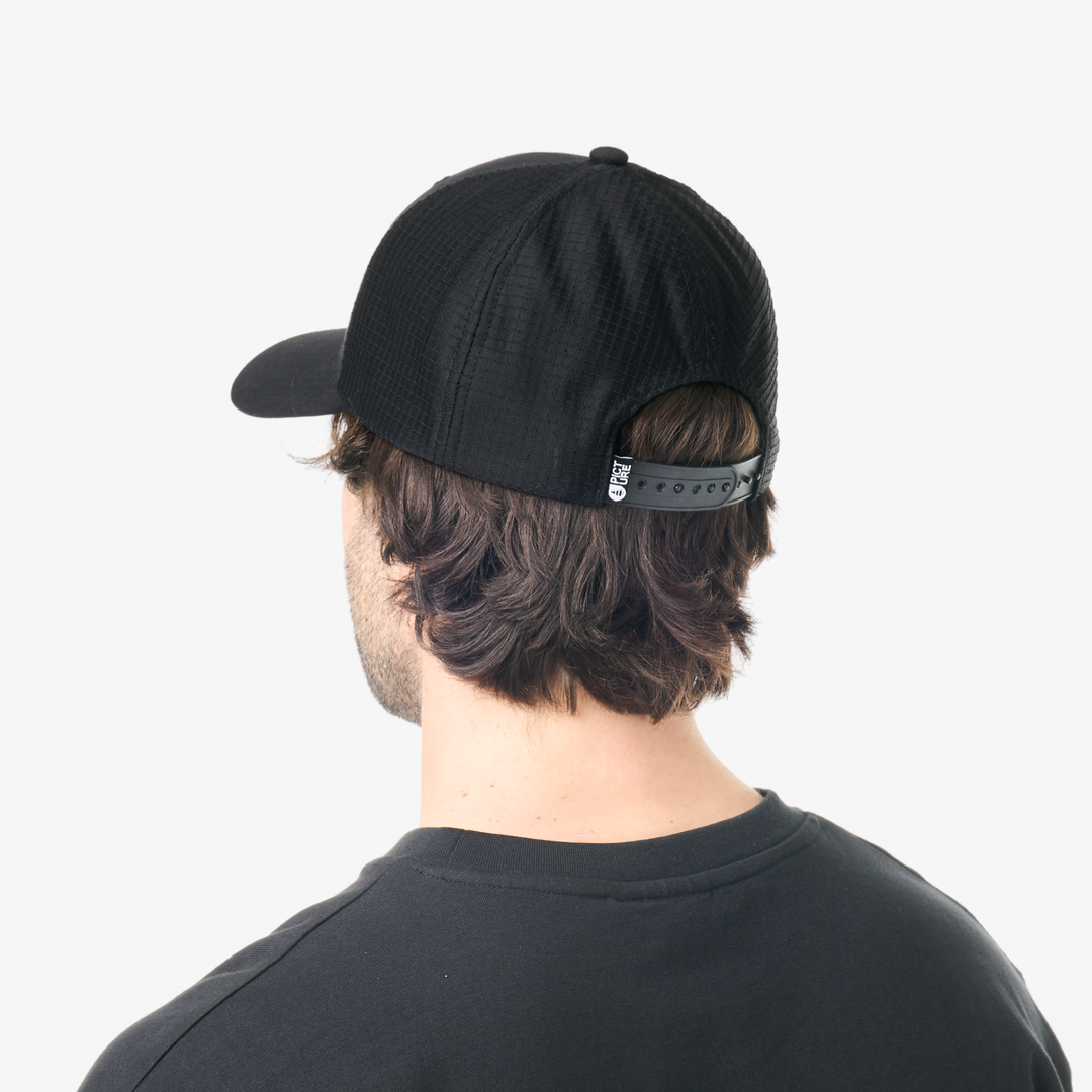 Picture Kuldo Trucker Cap Black II – indossato, retro