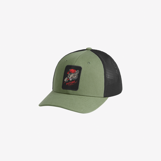Picture Kuldo Trucker Cap Olivine – vista frontale