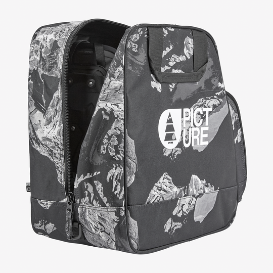 Picture Shoes Bag Ridding Spot Print, borsa aperta