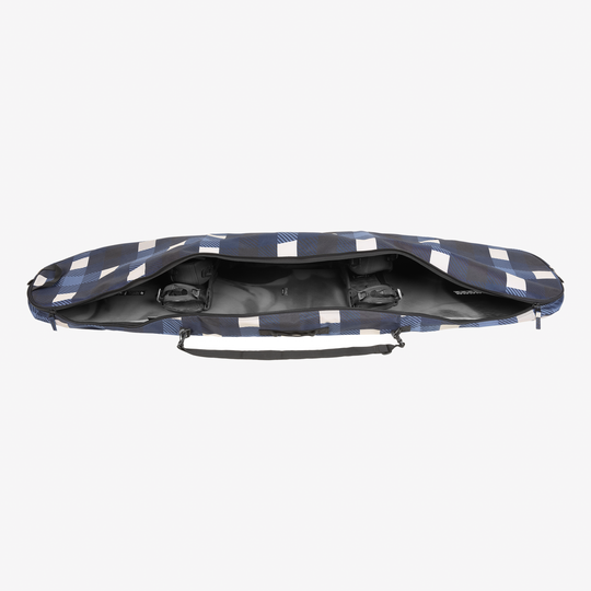Picture Snow Bag Bluplaid Print, sacca aperta