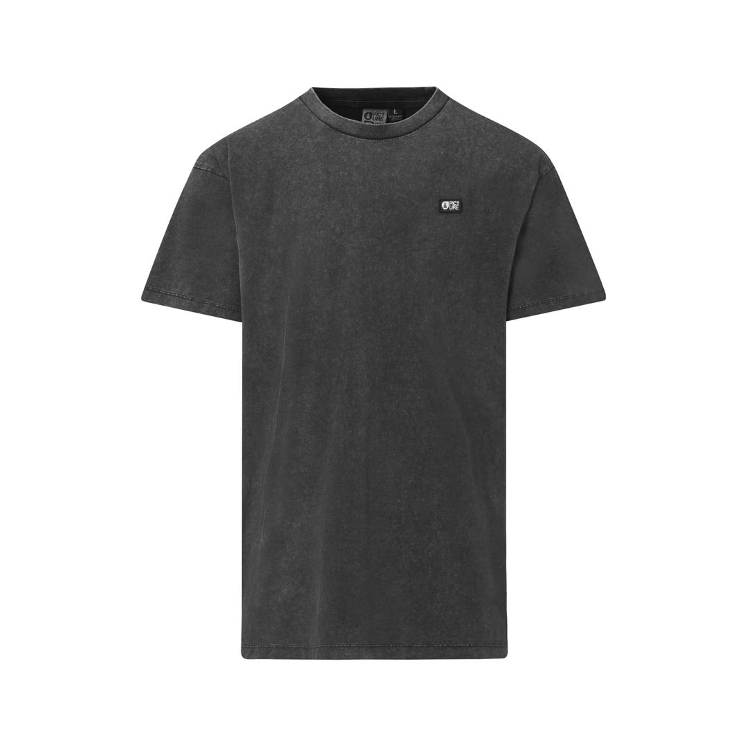 Picture Allin Tee Black Washed – fronte su fondo neutro