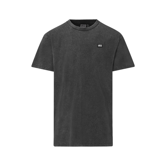 Picture Allin Tee Black Washed – fronte su fondo neutro