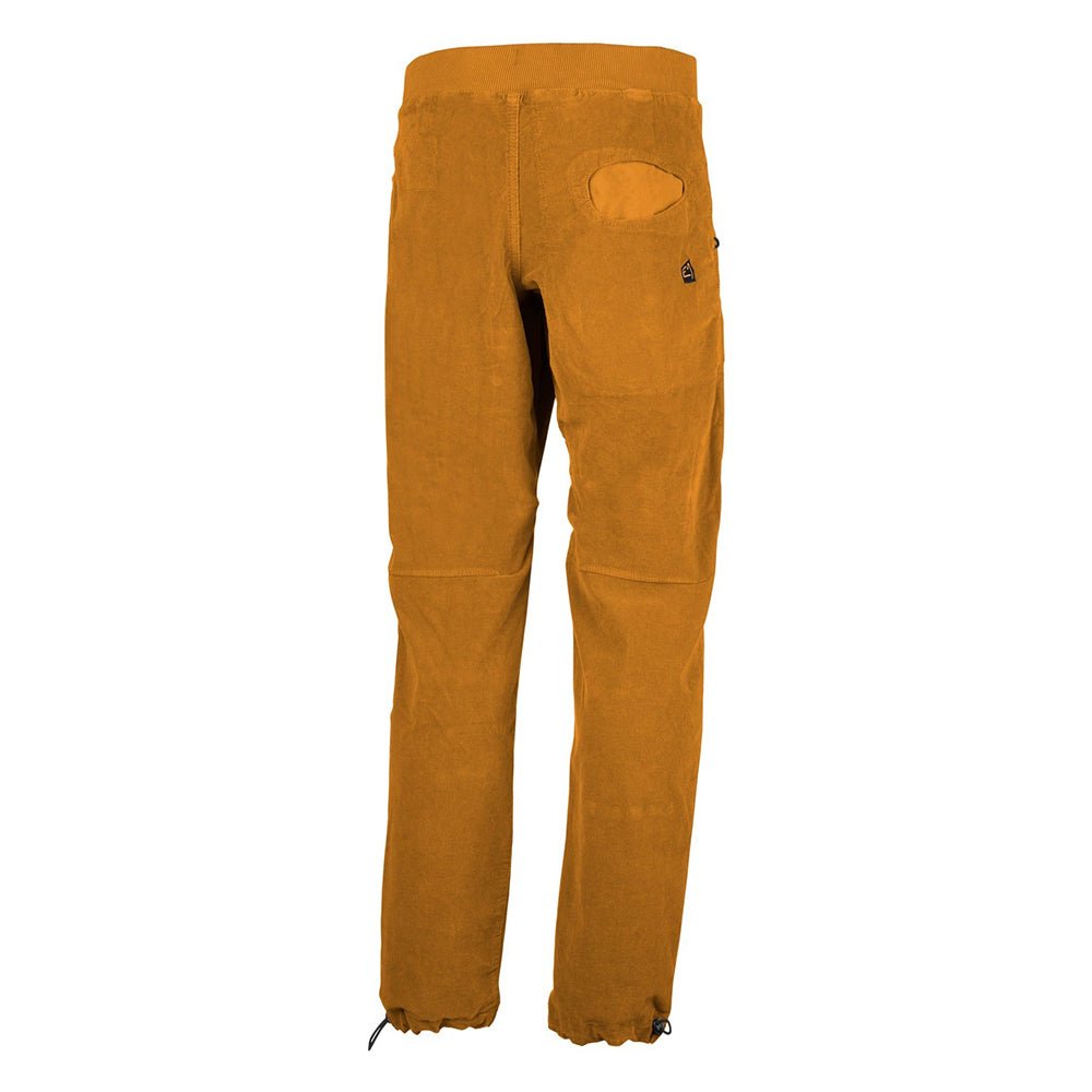 Pantaloni RONDO VS2 in velluto a coste di cotone biologico con ricami e vita regolabile