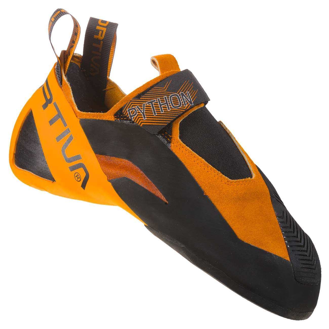 Python climbing shoe with Vibram XSGrip2 sole for indoor competitions