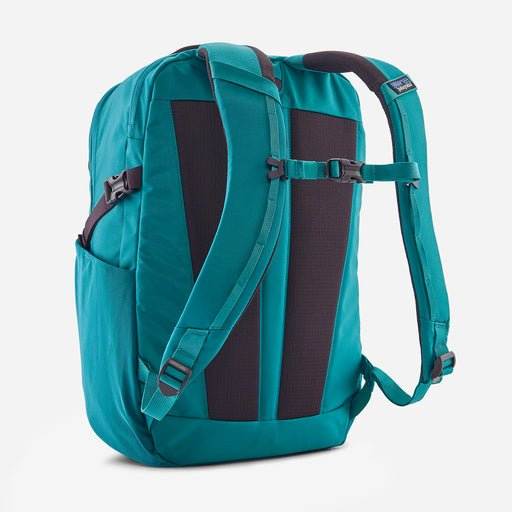 Refugio Day Pack 26L, teal, recycled polyester, ergonomic design, Fair Trade Certified.