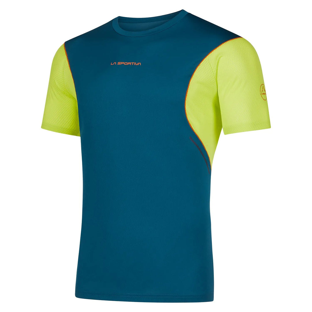 Resolute T-Shirt M - Storm Blue/Lime Punch - Blogside