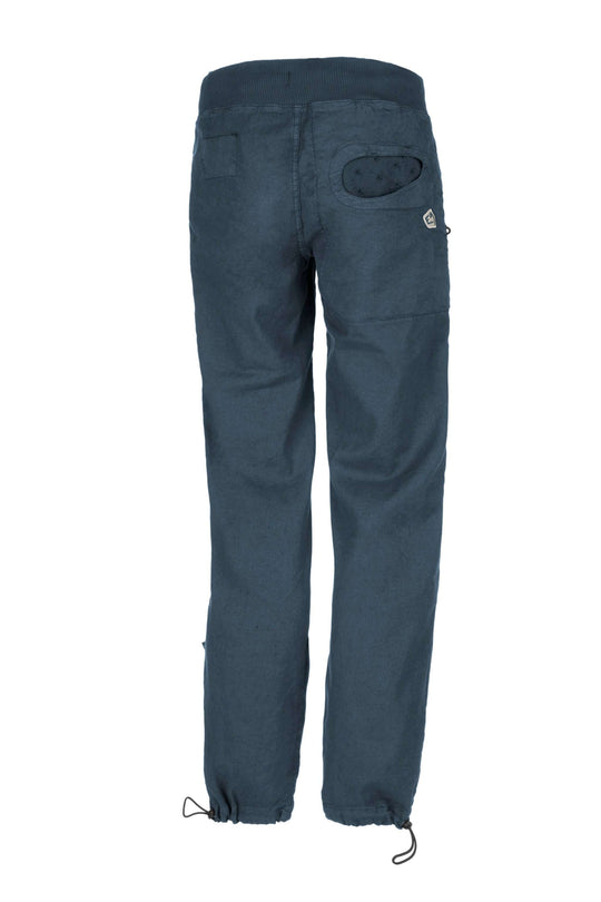 Outdoor climbing pants made of linen and organic cotton with adjustable features and brush holder, Onda Flax.