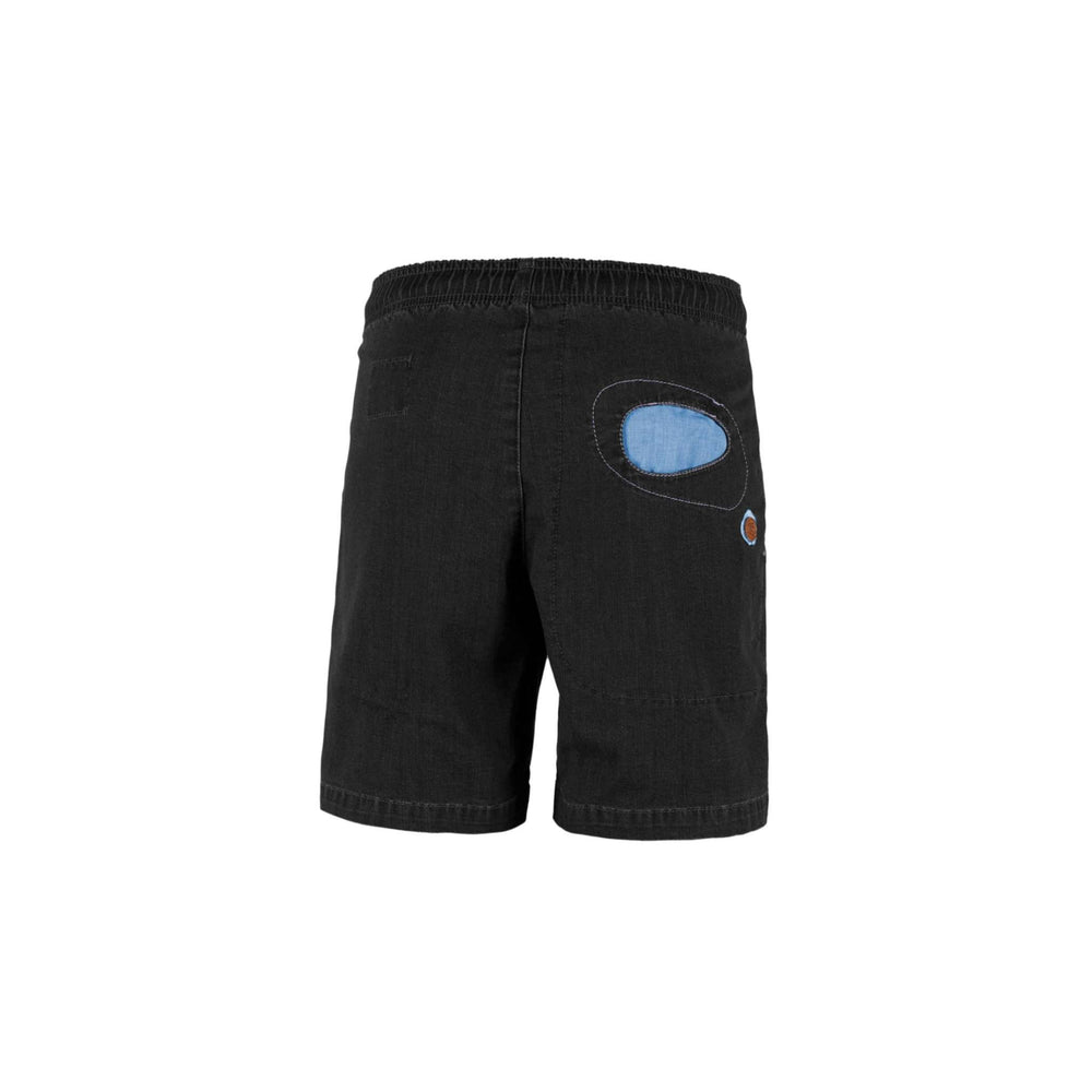 Onda Short Denim with contrasting details and back pocket embroidery.