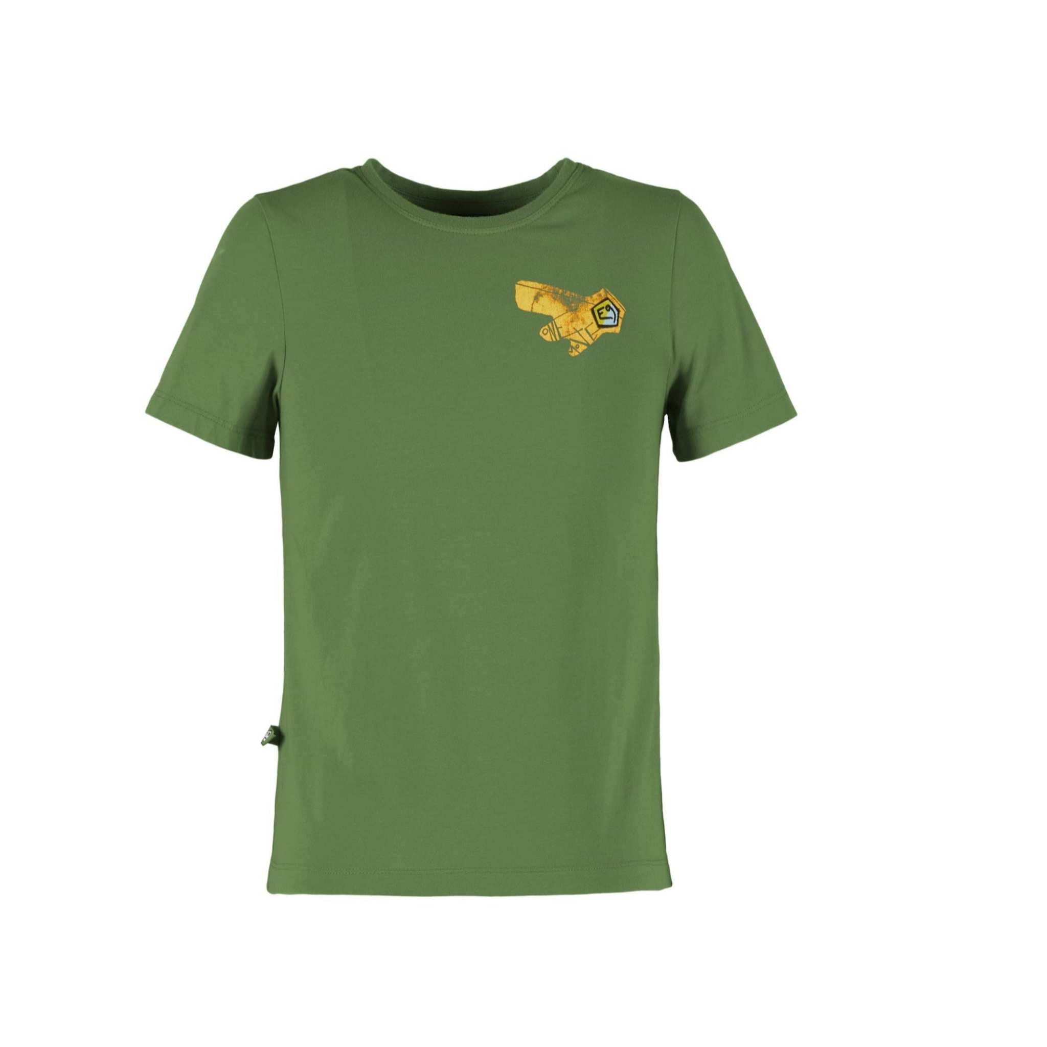 Organic cotton B One t-shirt with urban design, heart and back print, regular fit, made in Italy.