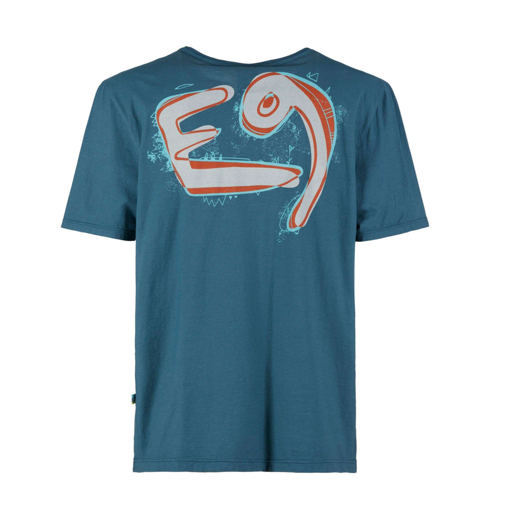 Cote T-shirt in organic cotton with unique front and back logo, designed for regular fit, made in Italy.