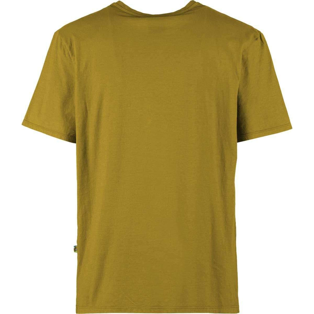 Maglia in jersey leggero di cotone biologico con stampa frontale e vestibilità regolare, made in Italy