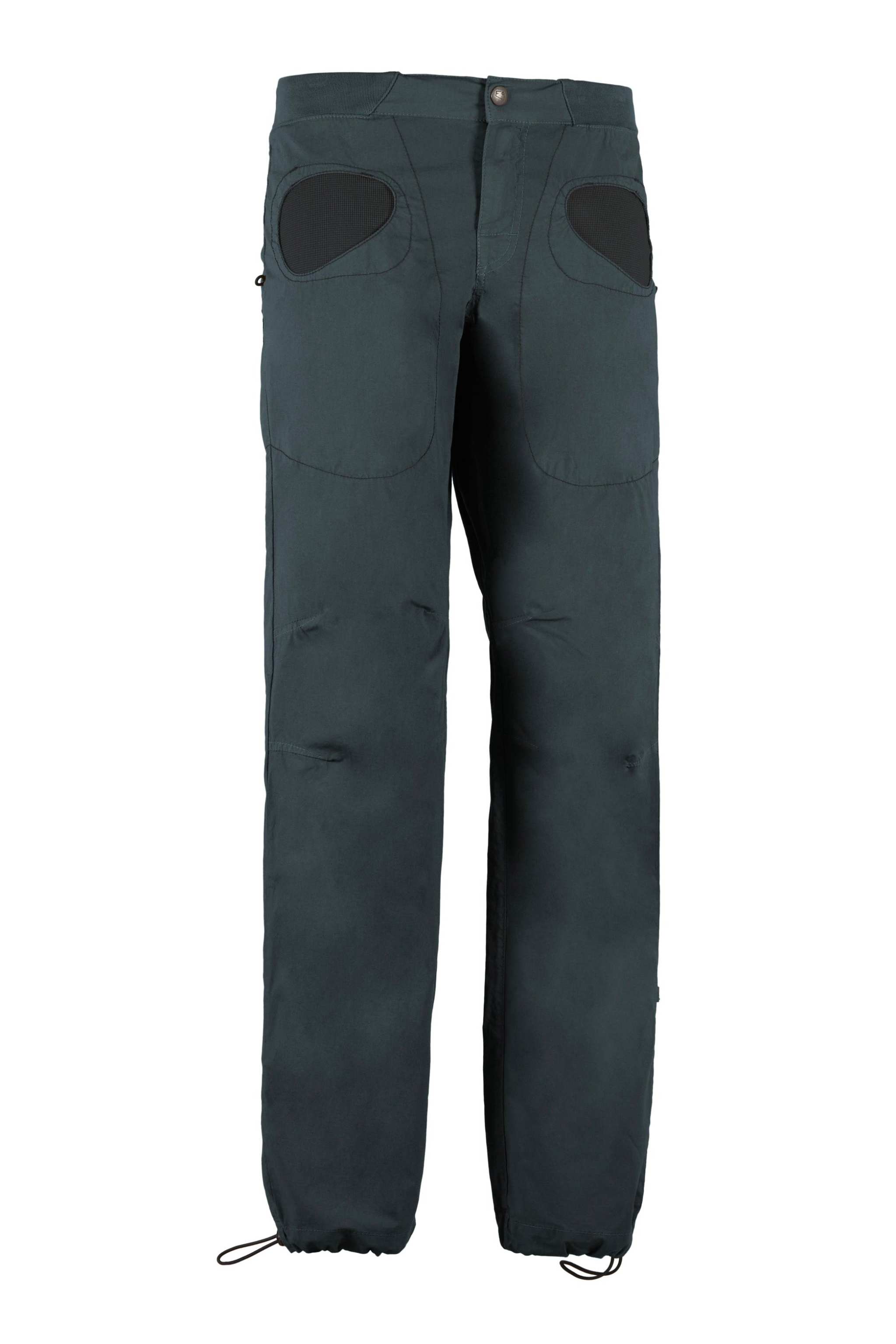 Pantaloni outdoor e climbing Rondo Slim in cotone biologico con tasche stampate e vita regolabile