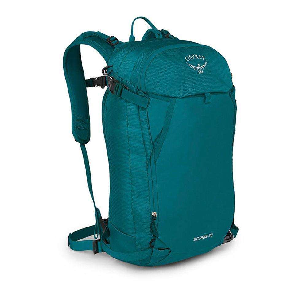 Lightweight women's Sopris 20 backpack for off-piste adventures, featuring high-tenacity nylon fabric and multiple compartments.