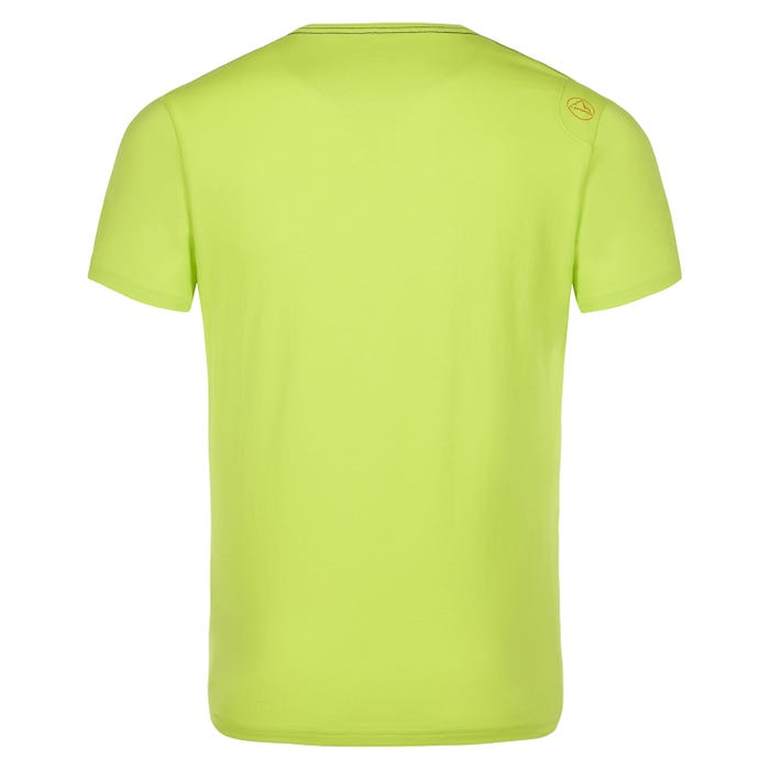 Stripe Cube T-Shirt M - Lime Punch - Blogside