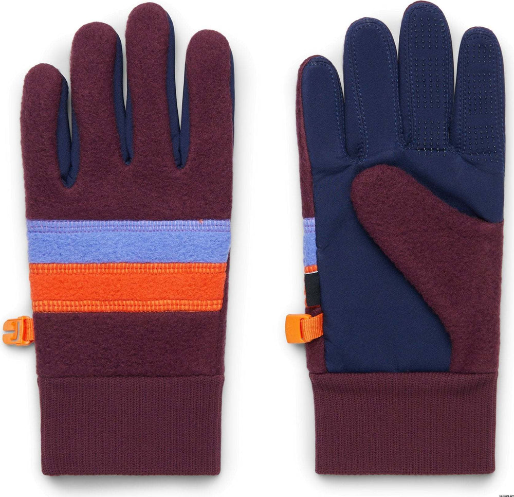 Teca Fleece Full Finger Gloves - Wine - Blogside