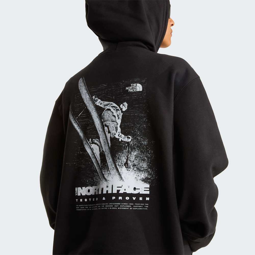 The North Face U Tested And Proven Relaxed Hoodie — Tnf Black — ALT17