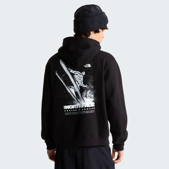 The North Face U Tested And Proven Relaxed Hoodie — Tnf Black — ALT2