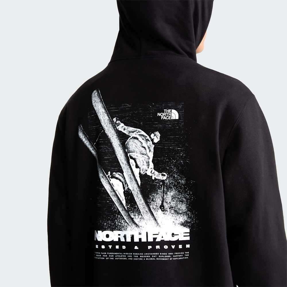 The North Face U Tested And Proven Relaxed Hoodie — Tnf Black — ALT7