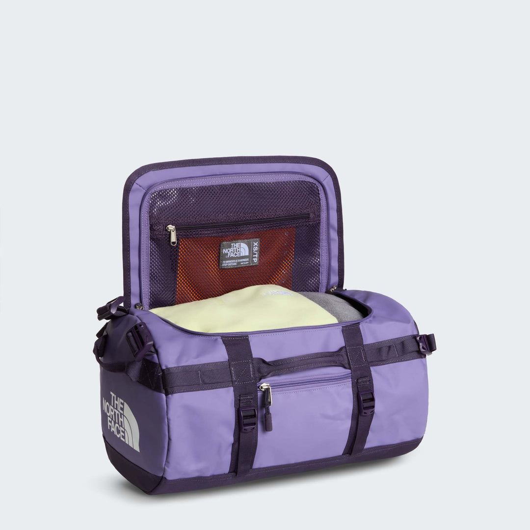 The North Face Base Camp Duffel - XS / Grounded Plum/Endless D - open_interior
