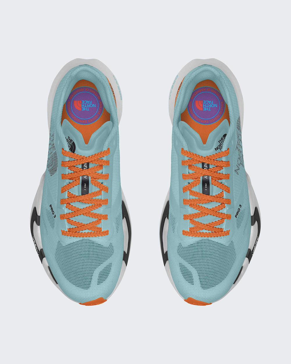 The North Face Summit Vectiv Pro 3 - Canal Blue/Papaya - DETAILINSTEP