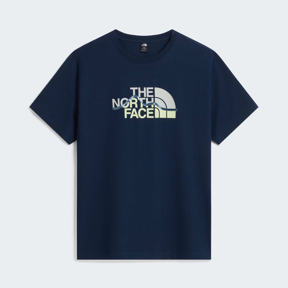 The North Face M Mountain Line Regular Short Sleeve Tee - Summit Navy - product_front
