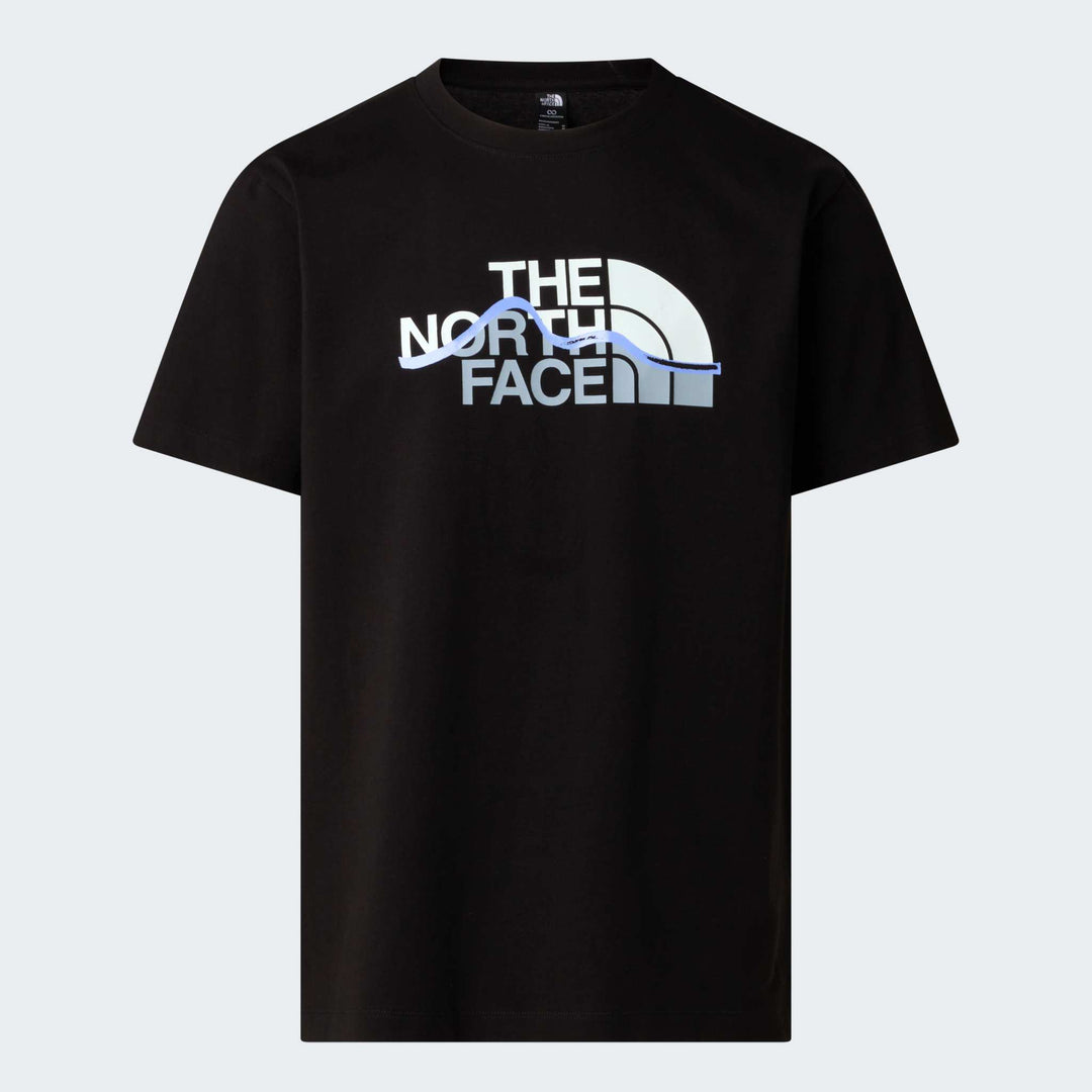 The North Face M Mountain Line Regular Short Sleeve Tee - Tnf Black - product_front